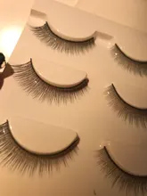 Pestañas postizas efecto 3D, extensión de pestañas de pelo largo de visón, efecto de belleza natural de 3 pares, N.º X11