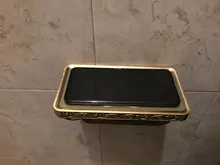 Faucet Towel-Ring Paper-Holder Soap-Dish Toilet-Brush Bathroom-Accessories Bath-Rack