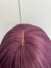 Purple Wigs Bangs Cosplay-Light Black White Long Synthetic-Hair-Wigs Women Henry Margu