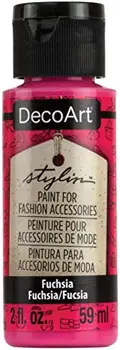 

Deco Art painting fuchsia style, one size