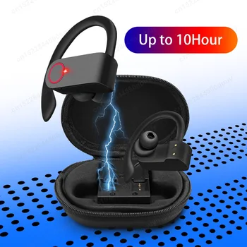 

Wireless Sports Headphone TWS Bluetooth 5.0 Earphone Ear Hook Running Noise Cancelling Stereo Earbud With MIC Waterproof Headset