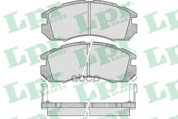 Колодки Тормозные Subaru Impreza/Legacy 1.6-2.2 89-00 Передние Lpr 05p546 Lpr арт. 05P546