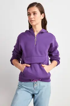 

Trendyol Kangaroo Pockets Şardonlu Knitted Sweatshirt TWOAW20SW0787