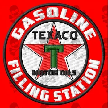 

TEXACO Parche embroidery, embroidery Parche for iron, embroidery Parche for Iron 8cm