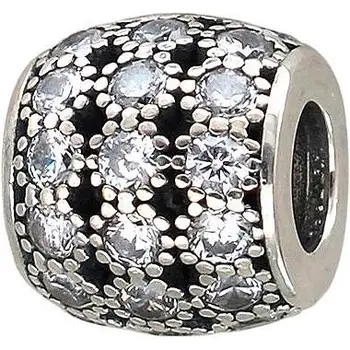 

Esthete pendant with 36 cubic zirconia in black silver