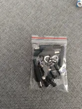 10 Uds 5 pares de alimentación DC pin conector 2,5x5,5mm hembra Jack + macho Jack hembra adaptador DC-022B * 5,5*2,5mm