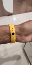 Xiaomi-Pulsera Mi Band 5 de silicona, correa amarilla 100% original, muñeca, repuesto