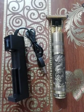 Cortadora de pelo eléctrica para hombre, afeitadora profesional de pelo Dragon Barber, sin cable, USB, 0mm