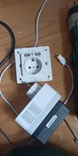 SRAN-toma de corriente de la UE, enchufe con puerto de carga usb 2.1A 16A, Panel de PC blanco 86mm * 86mm, toma de pared de Rusia y España