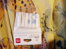 6 unids/lote tapa lápiz lindo helado Kawaii lápiz Toppers accesorios escuela suministros de papelería para los niños de los niños