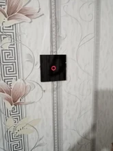 Interruptor de luz táctil de pared estándar de la UE, toma de corriente de pared, Sensor, Panel de cristal blanco, con retroiluminación LED, AC220V