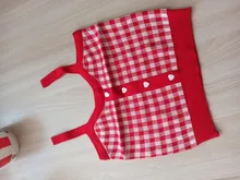 Simple Tops Camis Buttons Club Spaghetti Knitting Plaid HELIAR Sexy Women Solid Ladies