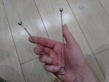 Accesorios esféricos plateados de cabeza de serpiente duraderos, abridor de boca, herramientas de señuelo de agarre de labio, pinza de pescado, dispositivo de desenganche