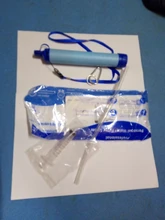 Purificador de agua para exteriores, para acampar, senderismo, supervivencia, portátil, filtro de agua