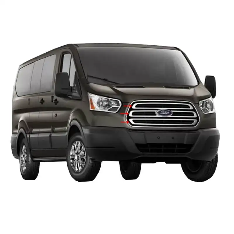 

Front Grill Decorative Cover 3 Pcs. For Ford Transit 2014-2018