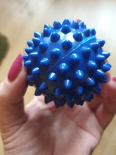 Pelota de Yoga y masajes con pinchos de PVC, 70mm, punto de disparo, deporte, Fitness, dolor en el pie, estrés, alivio del músculo, pelota de relajación, herramienta de cuidado saludable