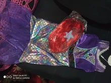 Vestido de sirena Ariel para niña, disfraces de Cosplay para niña pequeña, conjuntos de vestido de sirena, ropa de Halloween para niños