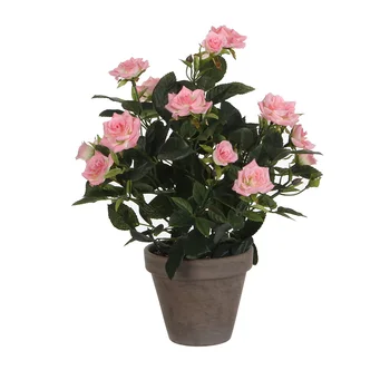 

ROSE PINK PVC WITH FLOWERPOT GRAY