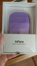 Inface xiaomi-cepillo de limpieza Facial sónico eléctrico, versión actualizada, limpieza profunda con cepillo, herramienta impermeable