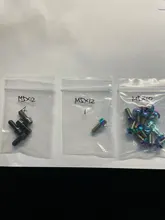 Tornillo de cabeza cónica para llave Allen de titanio M5, tornillo para eje de bicicleta, para sillín, piezas de bicicleta GR5, 10, 12, 16, 18, 20, 25, 30, 35, 40, 45, 50