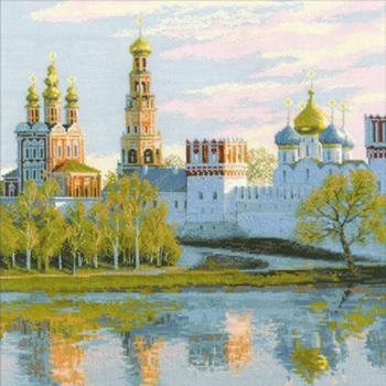 

1430 set for embroidery Riolis 'Moscow. Novodevichy Monastery ', 40*40 cm