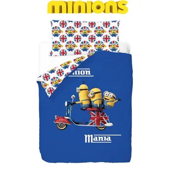 

GAMANATURA-Duvet cover Official MINIONS MANIA GB 3 pcs Bed 90