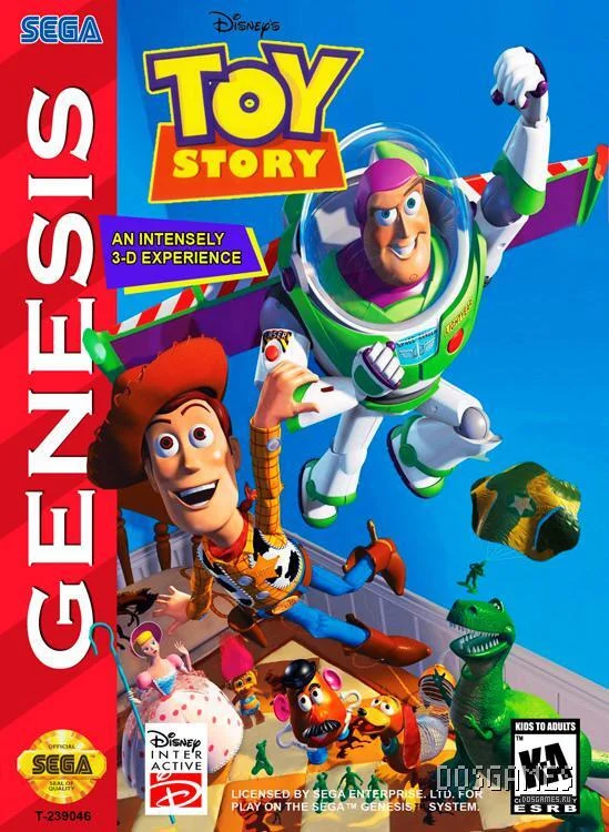 Картридж 16-bit Toy Story для SEGA MEGA DRIVE 2 MD2 совместим со всеми 16 bit приставками |