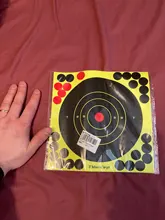 10 Uds. Splatter Flower objetivo colorido 8 pulgadas objetivos pegatinas metas para 2020 gran oferta Shoot Target adhesivo reactividad objetivo Shoot Target dianas para tiro al blanco