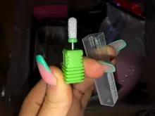 Fresas de cerámica para uñas, brocas eléctricas para manicura y pedicura, máquina de limado, equipo de herramientas de Arte de uñas, 1 Uds.