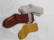 Childrens Socks for Boy Woolen Knitted Socks for Girls Winter Thick Warm Knee Baby Socks