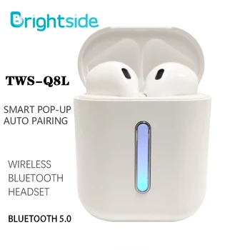 

Brightside TWS Bluetooth Wireless Headphones Mini Earphones With Microphone Charging Box For Mobile Phone Sport game Headset