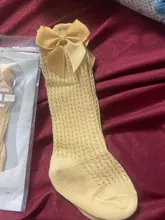 Calcetines para niños y niñas de 0 a 3 años, medias hasta la rodilla, calentador de piernas, Lazo de cinta, algodón, elásticos, bonitos