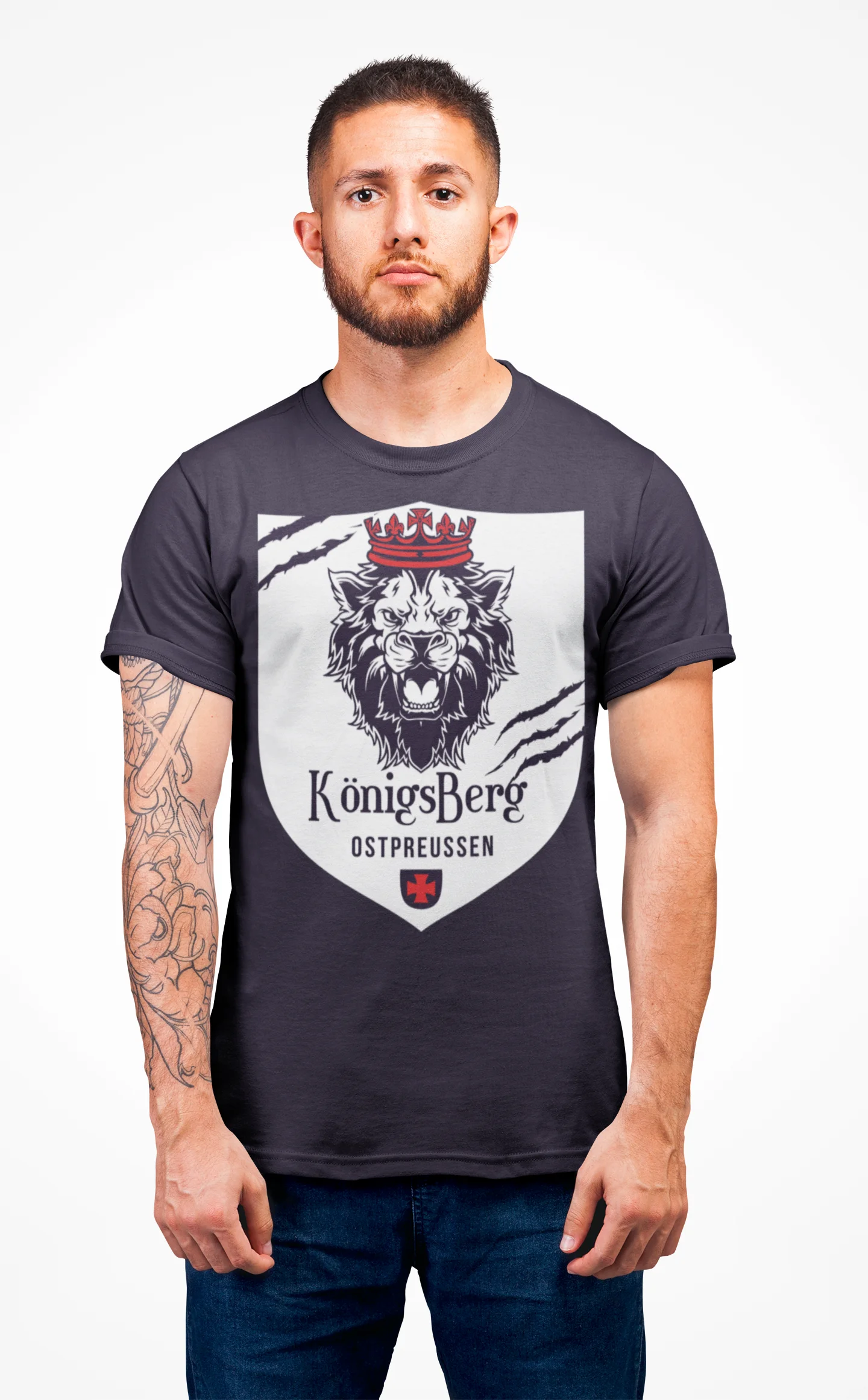 Футболка Kaliningrad Konigsberg Kenigsberg Koenigsberg Ostpreussen altdt Teutonic | Мужская одежда