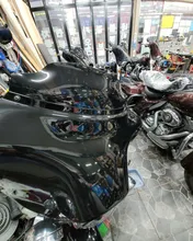 De 8 colores 6 /8 Ciclo del parabrisas carenado de la cubierta del parabrisas del Harley Touring Electra Street Glide FLHX bicicleta 96-13