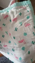 Cuatro capas 70% de bambú 30% algodón muselina Swaddle manta abrigo para Recién Nacido mantas envoltura de toalla de baño