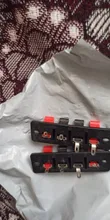 Connector Terminal Breadboard-Clips Audio-Speaker Plastic Jack-Spring Load 4-Positions