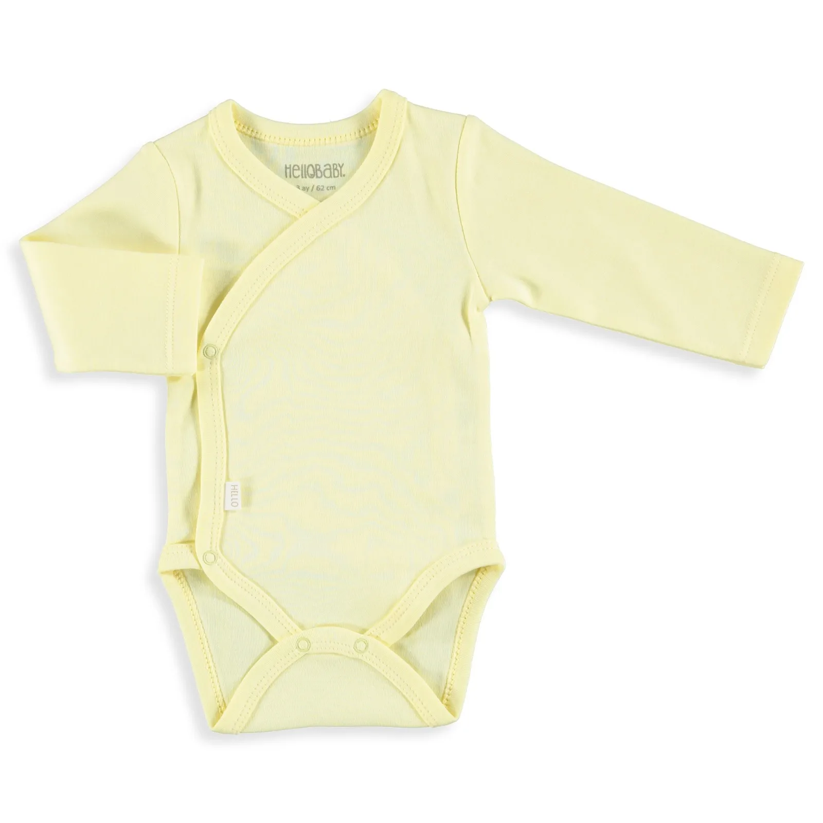 Ebebek HelloBaby Snaps детское летнее боди с длинными рукавами| |
