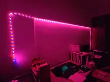 Tira de luces LED con Bluetooth para TV, cinta impermeable y Flexible con diodo de retroiluminación, RGB 5050, SMD 2835, cc 12V, 5M, 10M, 15M, 20M