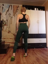 CHRLEISURE-mallas Push Up de cintura alta para mujer, Leggings de encaje perfecto para entrenamiento, Jeggings informales, 4 colores