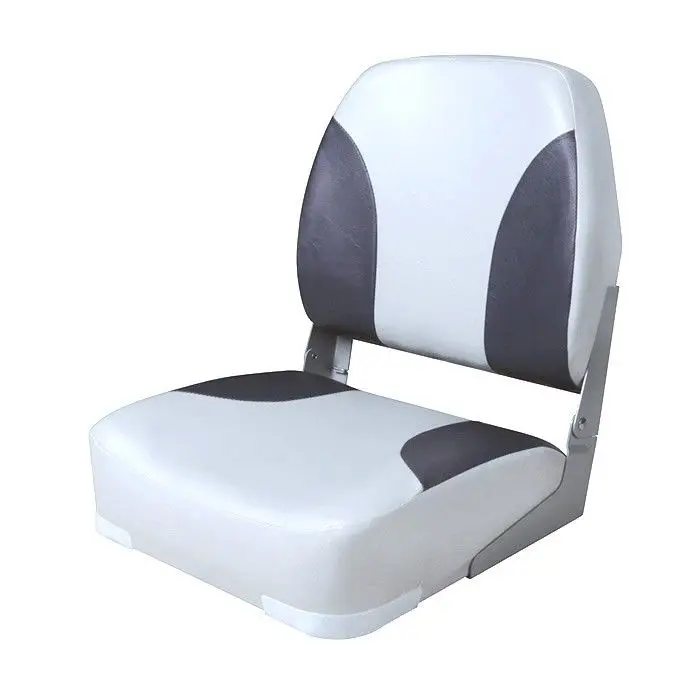 Кресло складной мягкое Classic Low Back Seat, серый/чёрный 75102GC