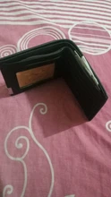 Cartera de cuero Lisa para hombre, monedero corto de diseñador, tarjetero, monedero para dólares