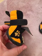 Boots Pet-Shoes Dog Large Waterproof Anti-Skid Small Winter Golden Warm Big 8-Sizes Wear-Resistant