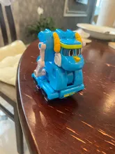 Figuras de acción Min Gogo Dino ABS para niños, juguete de transformación de dinosaurio para regalo, Deformación de coche, avión, REX, PING, VIKI, TOMO