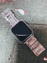 Bracelet Watchband-Accessories Apple Watch Newest-Strap Transparent 40mm 44mm 38mm 42mm