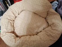 Round Pet Bed Warm House For Cat Soft Pet Products Plaid House For Dog Pet Pillow Cooling