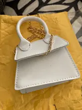 Mini bolso cuadrado pequeño para mujer, a la moda, nuevo Bolso de piel sintética de calidad, cadena con patrón de cocodrilo, bolsas de mensajero de hombro 2020