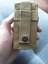 Funda táctica para linterna de M5 Molle, Bolsa Para Una sola pistola, portalámparas, herramienta EDC, herramientas para cazar al aire libre, bolsa de luz