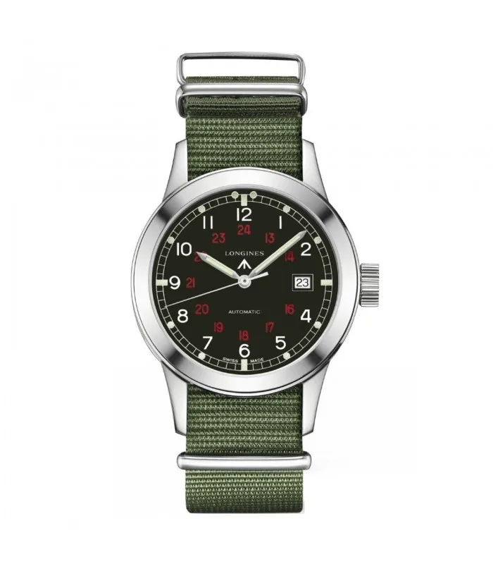 LONGINES HERITAGE военный COSD автоматический L2.832.4.53.5