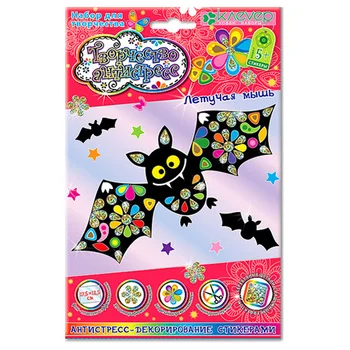 

Au 19-228 bats painting set (anti-stress) 175*125mm Clover