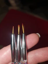 3 unids/set dibujo en Gel UV pintura bolígrafo de línea de arte dibujo cepillo de mango de hebra de diseño francés manicura uñas de arte herramientas de bricolaje